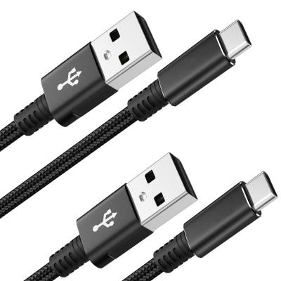 China Fast Speed ​​Charging Wholesale Customized Black Nylon Type C Good Quality Fast Phone Usb Cable for sale