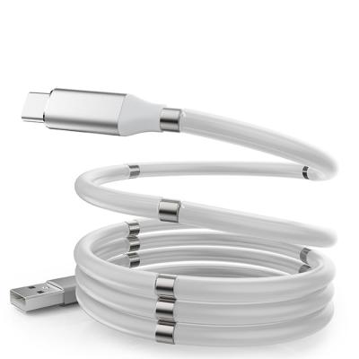 China Latest Speed ​​New Arrival Quick Charging Design Quick USB-A To USB-C Magnetic Phone Charging Cable for sale