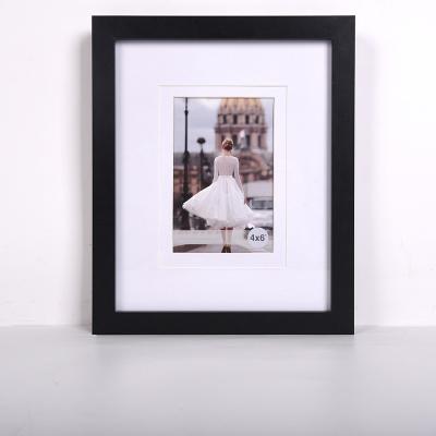 China Direct Custom Black White Black MDF Photo Frames Home Decoration Factory Size Picture Frame Festival Decor Christmas MDF Photo Frames for sale