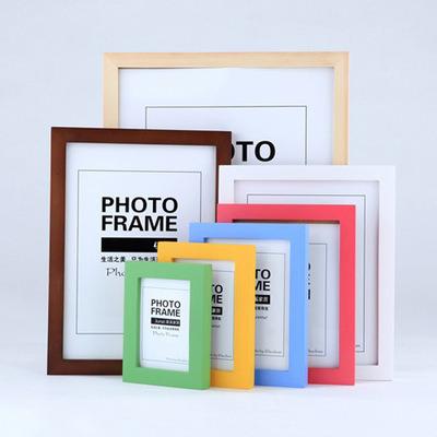 China 2022 new design 8 inch fashionable custom made diy natural kids thin grain 5x7 wood photo frame for sale