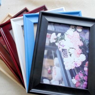 China Fashionable Wooden Photo Frame Double Sided Glass Artwork Pressed Diy Wooden Photo Display Frame for sale