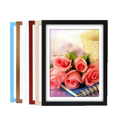 China Wholesale Latest Handmade Different Size Fashionable Hot Sale Picture Photo Decorative Flat Wood Frame for sale