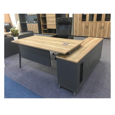 China Modern Panel Boss Furniture Office Desk Boss Executive Desk Office Desk With Drawer for sale