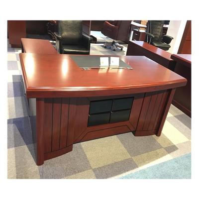 China L Shape Factory Direct BOSS Desk Wooden L Shape Executive Desk Table Designs for sale