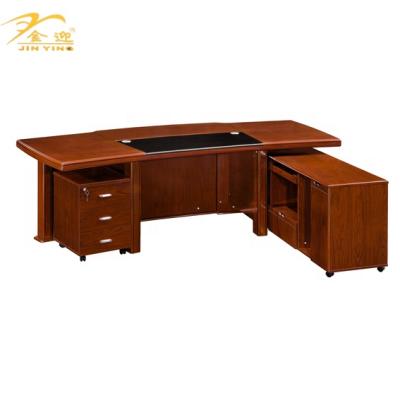 China Office Furniture For Luxury Factory High-end Executive L-shape Boss Desk MDF Direct Selling for sale