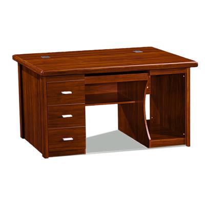 China Cherry Office Staff Desk For MDF Desk Useful Standing MDF Office Use for sale