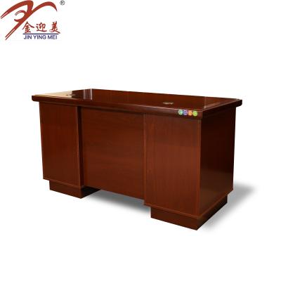 China Guangdong Classical Manufacturer Cheap Office Table Unique Wooden Simple Administrative Staff Desk for sale