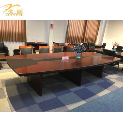 China Conventional Wooden MDF Office Desk Meeting Conference Table For Meeting Room Used for sale