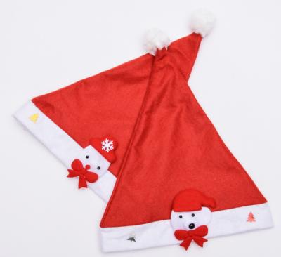 China Nonwoven Fabric Christmas Hat Christmas Gift For Kids New Year Supplies Christmas Hats for sale