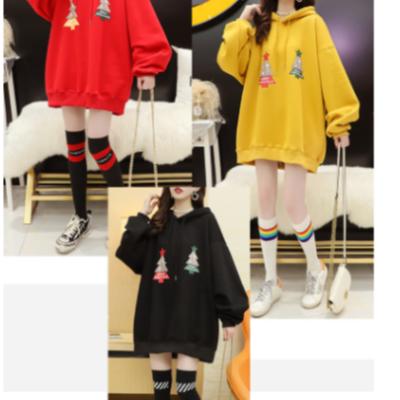 China Merry Christmas Christmas Shirt Christmas Women Hoodie Windproof Pullover Long Sleeve Casual Sweatshirt for sale