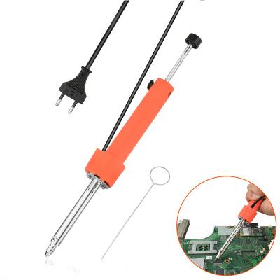 China Tin Melting + Electric Tin Absorption Solder Sucker Soldering Desoldering Pump/Iron Pen Welding Repair Tool 30W Soldering Iron/Removal Solder for sale