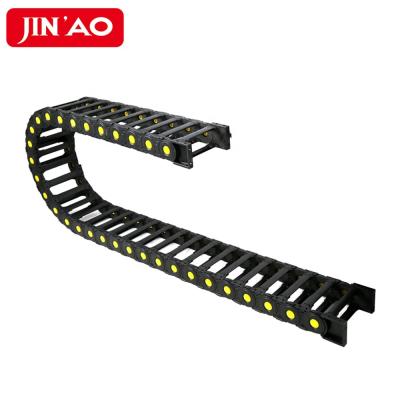 China Movable Plastic Chain Track Anchor Drag Cable Protective Wire Rope Plastic Drag Chain For CNC for sale