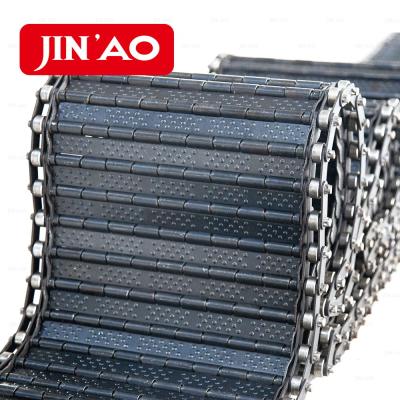 China JINAO Fire Resistant Chip Conveyor Belt Used Steel Conveyor Belt Drop Chip Conveyor Chain On Sale for sale