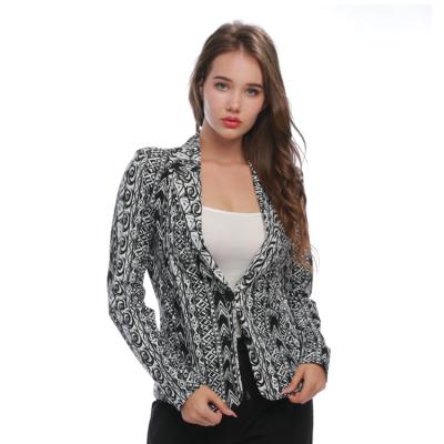 China Wholesale Work Casual Office Ladies Anti-Wrinkle Women's Open Front Winter Tweed Blazer Jacket Suits for sale