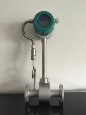 China 1.6 MPa Gas Electromagnetic Vortex Type Flow Meter With LCD Display for sale