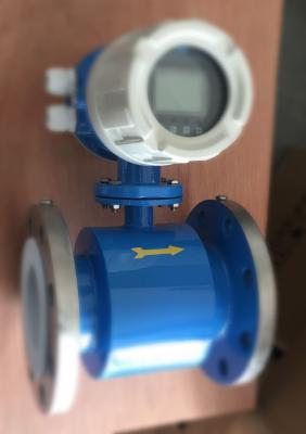 China Electromagnetic Type Flow Meter / Stainless Steel Flow Meter For foreign Lanuage for sale