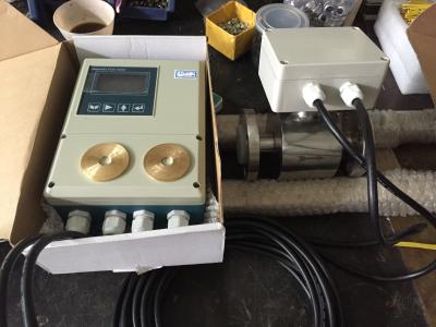 China Small diameter magnetic flow meters Full SS304 PFA lining for food grade for sale