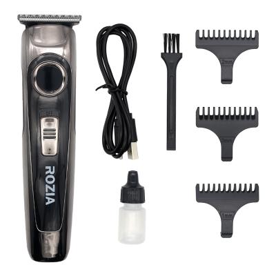 China Highest Level Professional Low Noise Cordless Rechargeable Beard Hair Trimmer For Men for sale