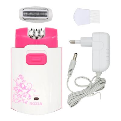 China Safely Removes Safely Removes 2 In1 Cordless Rechargeable Electric Hair Removal Electric Women's Hair Epilator for sale