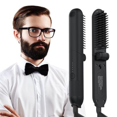 China Professional Multi Customizable Professional Portable Resistance Tool Salon Hotel Color Straight Hair Electric Heating Straightening Comb For Home Use for sale