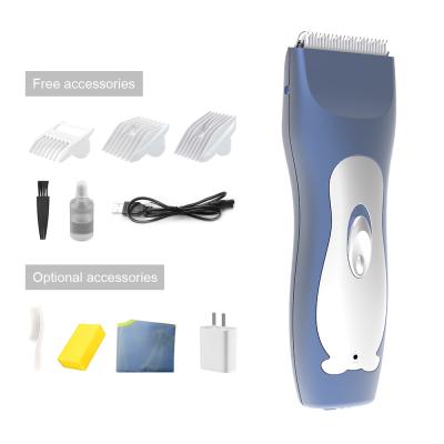 China Baby's Highest Standard Waterproof Rechargeable Hair Clippers Vacuum Hair Clippers Wireless Cordless Trimmers For Toddler for sale