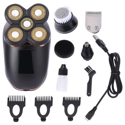 China - - Waterproof Facial Brush Men's Electric Grooming Razor Men's Electric Grooming Trimmer Face Shaver Cleaning Razor for sale