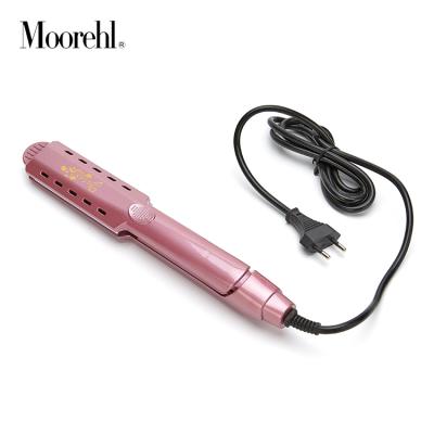 China Professional safety factory direct spot adjustment infrared hair straightener flat irons salon automatic hair tool for sale