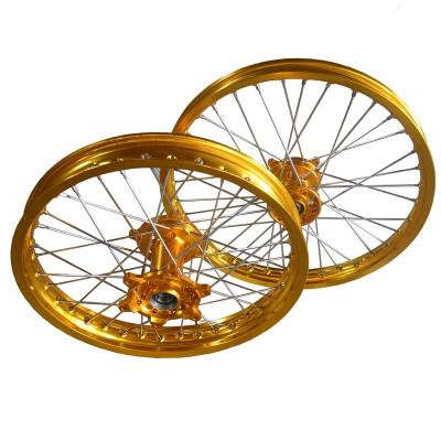 China 7116 T6/7075 aluminum T6 18 19 21 inch motorcycle sport racing dirt bike motocross wheels for sale