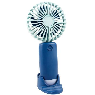 China Small Mute Portable Handheld Fan With Stand for sale