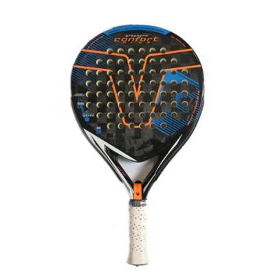 China Matt or factory OEM bright paddle paddel racket with 18K woven for sale