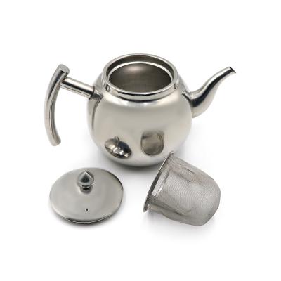 China Factory Wholesale Price Stainless Steel Home Portable Customize Stamping Teapot For Home Restaurant for sale