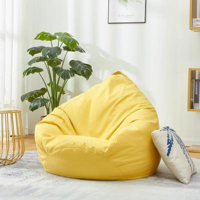 China Lazi Yellow Back Bag Sofa Bean Bag Cover Support (Waist) Adjustable Cheap High Bean Bag Chair Set for sale