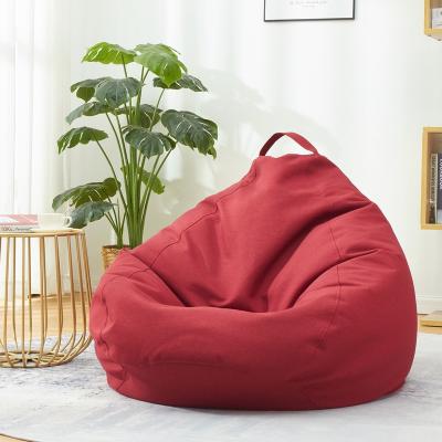 China Adjustable (Height) On Stock Only Red High Support Bean Bag Lazi Sofa Bean Bag Chair Cover for sale