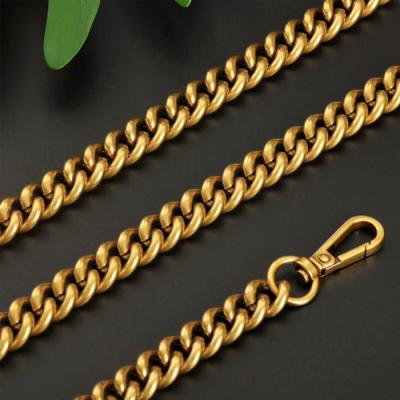 China Washable.eco-friendly.durable.nickel free custom thick brass shoulder bag chain adjuster handbag metal chains for bag accessories pinch handbag chain strap shoulder for sale