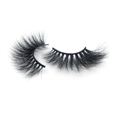 China Durable Up To 25-30 Lashes Wholesale Real Mink Lashes Handmade 3d Mink Eyelashes Private Label 25mm Times for sale