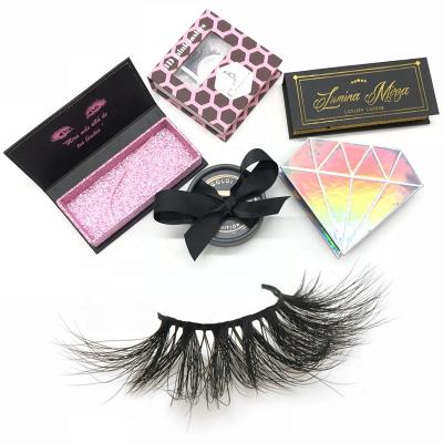 China Dramatic 3D Mink Lashes 25mm Mink Eyelashes Durable Times Up To 25-30 2020 Lashes Premium Private Label Mink Eyelashes 25mm Long Good Quality Mink Lashes for sale