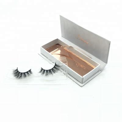 China Wholesale Silk False Mink False Eye Lashes Fiber 3D Private Label 100% times up to 25-30 real goods for sale