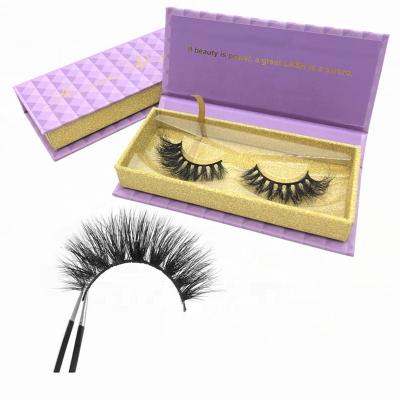 China Up to 25-30 times packing box 3D Mink Lashes Vendor 3D Mink Eyelash Extension Custom Goods Eyelash for sale