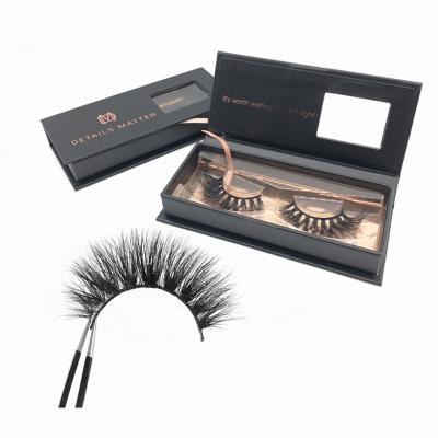 China Wholesale 3d faux mink lashes up to 25-30 times durable with luxury diamond eyelash packing box for sale