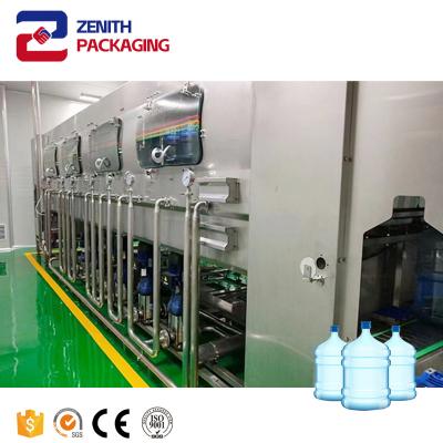 China Food Mineral Water Carbonated Soft Juice Drink Bottling Filling Machine Bottle Washing Filling Capping Labeling Packing Machine for sale