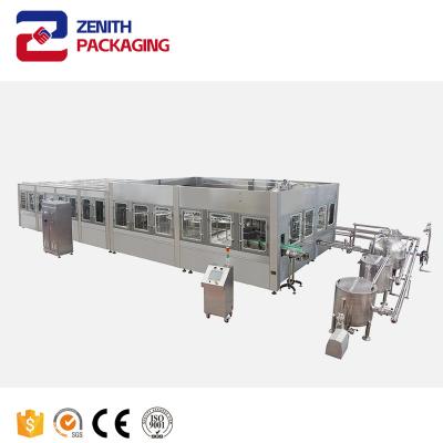 China Food Automatic Bottled Beverage Juice Soda Water purification Filtering System Cleaning Filling Capping Machine for sale