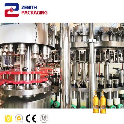 China Food Complete Glass Bottled Beer Beverage Homebrew Washing Filling Capping Machine Beer Production Machine for sale