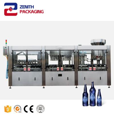 China Food Fully automatic production line for liquid alcohol beverage wine industry filling, packaging, sealing and labeling machine for sale