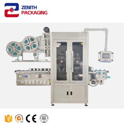 China Food Factory Price Linear Round Glass Bottle Cold Wet Glue Labeller Labeling Machine for sale