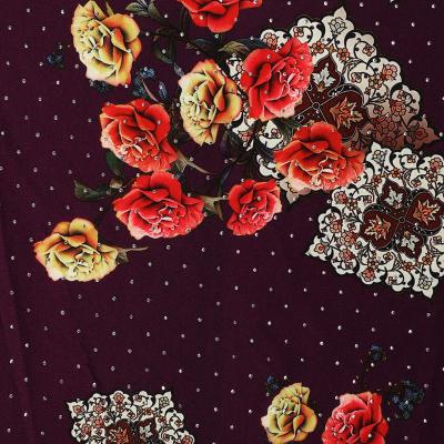 China 150cm Medium Woven Weight Polyester Nylon Fabric Tear-Resistant Customized Printing For Dress for sale