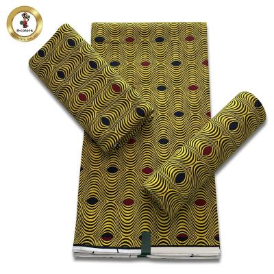 China Factory Wholesale Price Brand New Anti-Static Design Cotton 100% African Wax Prints Fabric à venda