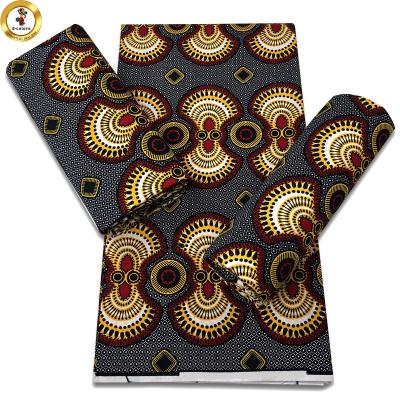 중국 African Ankara Anti-Static Wax 6 Yards Cotton Wax Print Fabrics 100% Wax For Garment 판매용