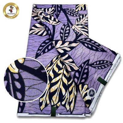 China Believewin Anti-Static Ankara 100% Prints African Fabrics Fabrics For Waxing Super Gold Tall Wax for sale