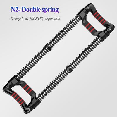 China Universal Multifunctional Double Arm Strength Muscle Adjustable Spring Trainer for sale