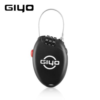 China Other Bike Lock Multi Function Mini Cable Bicycle Lock 3 Digit Password Helmet Lock Cycling Anti Theft for sale